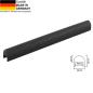 Preview: Curb cap 80 black for 8 cm concrete curbstones